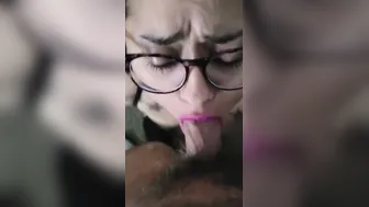 Sucking Off Huge Penis
