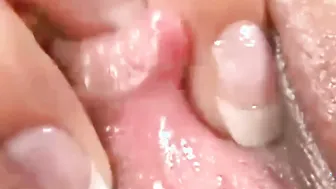 Having Fun with my soak leaking twat