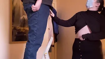 Bimbos Next Door offer Handyman pretty oral sex