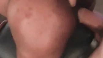 Lonely black babe airbnb host hardcore pounding by white gigantic dick