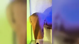 I drank my milkies and then took a silly little shower