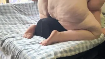 Gigantic perfect woman mounting slow