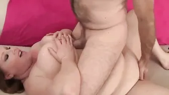 Older Man Slips His Cock Between The Juicy Titted of
