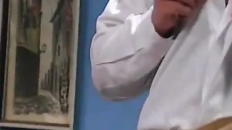 Blonde anal angel with gigantic melons is plowed from behind
