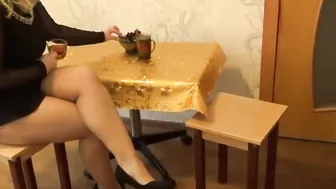 A cup of coffee with the secretary
