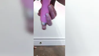 Fucking myself with my dildo gets all juicy.