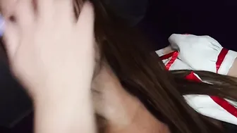 Girlfriend nurse play with sub