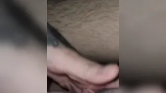 Making my BF play with my cunt at my moms house