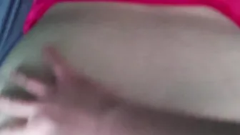 Slutwife BBW nailed and gags on huge cum load