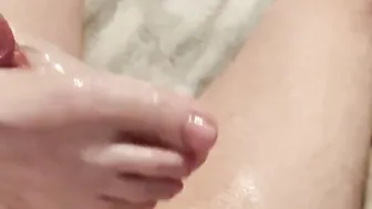 point of view oiled feet job