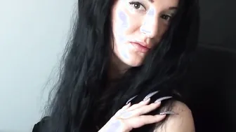Humiliated by Long Nails Dark Haired milf