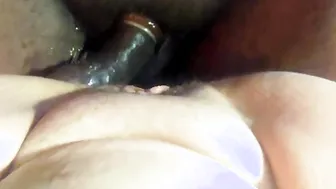 Squirting while Cumming on his bbc (close up POV)