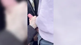 Amateur vehicle fellatio