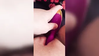 Flemish chick masturbates with sex toy to orgasm
