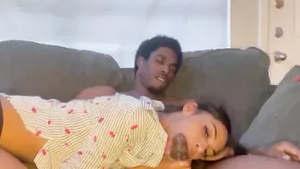 light skin blows me up with whipped cream GETTING SLOPPY 
