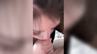Blowing every last drop out of him 