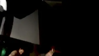 bimbo getting face boned and getting her asshole spread
