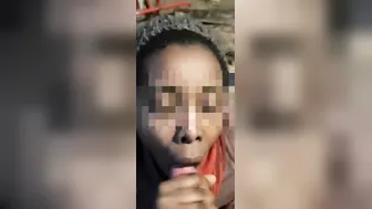 fellatio from this ebony mom and facial