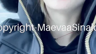 Maevaa Sinaloa - Baisée sur les pistes de ski et j’avale tout son sperme - French bimbo - libertine