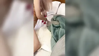 Rough games just for this sexy Bae. She loves being bound up.