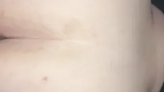 Hoe fiance getting plowed from behind while husbands at work.