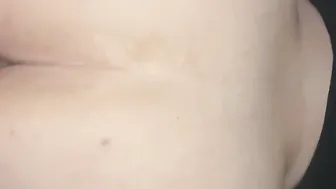 Hoe fiance getting plowed from behind while husbands at work.
