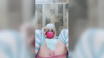 Pretty Nicole Fatale Covers Herself into Piss Before Anal Play