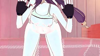 pov-Helping Mona with her workout [Hentai 3D]