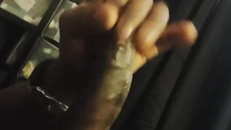 Gigantic african penis jerking