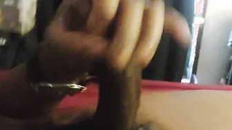 Gigantic african penis jerking