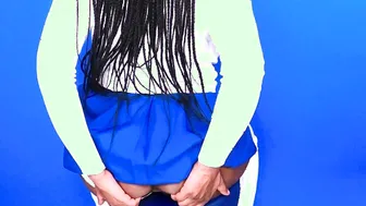 Winking My Sphincter  Sucking Off Asshole Kiss During Photo Shoot That Get Really Sexual Sheisnovember Pull Lingerie To The Side