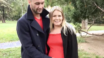 HUNT4K. Sex with kinky pickup artist promises cash to man and fiance