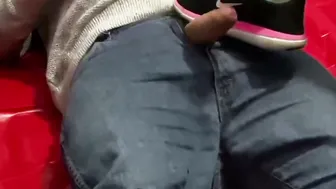 Filthy British mom into Gym Trainers - Ball Kicking for the fun of it