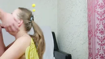 COSPLAY BEE SLOPPY SUCK COCK WITH A BIGGEST FACIAL