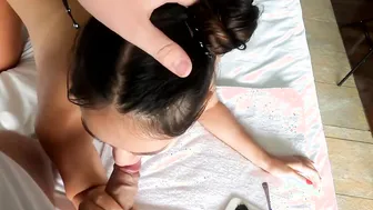 Double orgasm by beauty performer and lovely cake | The most yummy porn