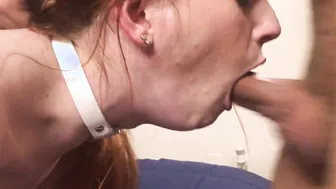 SlutInspection - Skinny Red Head 18 Yo SKANK With Braces Ride BWC