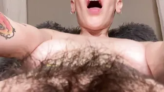 Vulgar shaved Mom wants you to eat her snatch point of view