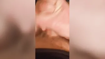 Stroking my penis til I cum