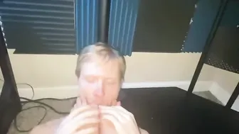 Daniel HAUSSER getting foot  dick worshipped