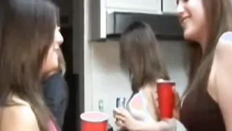 Coed eighteen whore fucks into front of everyone