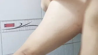 Restroom hardcore sex with step sister