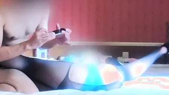 Fuck a Japanese milf inside Tights into the Doggy Style screaming loudly and having Multiple Orgasms.