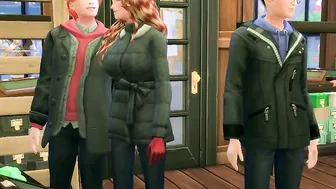 Harry Potter Lets Play #3 - Hermione Harry and Ron Up to No Perfect - Returning to Hogwarts - SIMS