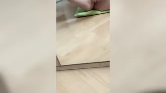 Quick pissing on floor