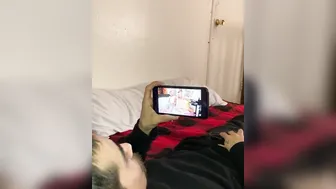 Jacking off till I cum Pt.three Watching pornhub