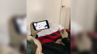 Jacking off till I cum Pt.three Watching pornhub