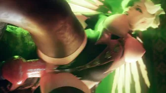 Overwatch Mercy bottom fuck w/ monster penis - 1st time anal (preggo vers.)