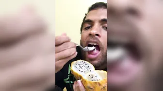 ROCK MERCURY Eats Yellow DRAGON FRUIT from imperfect foods