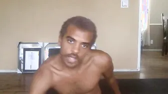 Beauty Naked Dance and Workout Nuts Hanging