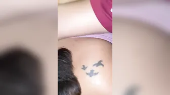 Giving daddy road oral sex
